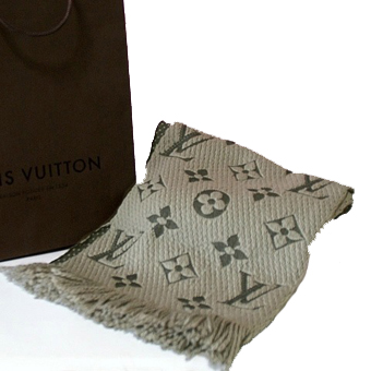 LOUISVUITTON ルイヴィトン マフラー スーパーコピー M72242 エシャルプ ロゴマニア ヴェローヌ ベージュ